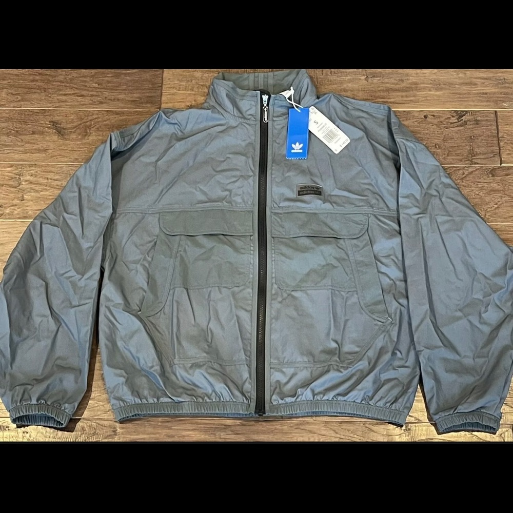 Adidas R.Y.V. Track Jacket Blue/Grey Fashion Rare